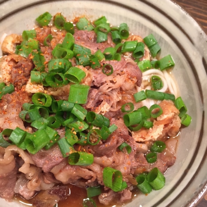 簡単！美味しい！ジューシー肉うどん